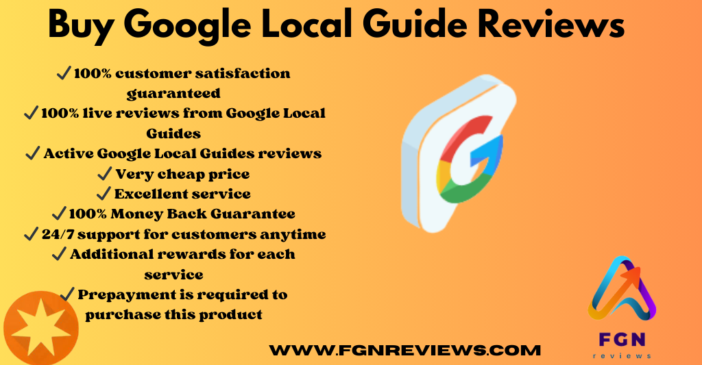 Buy Google Local Guide Reviews