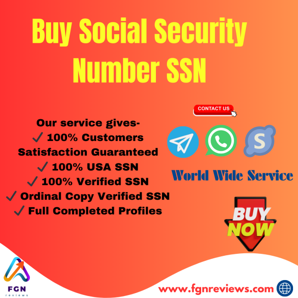 Buy Social Security SSN