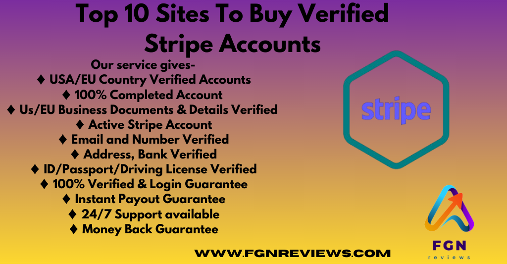 Top 10 Sites To Buy Verified Stripe Accounts